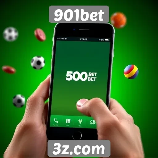 Experiência mobile no site 901bet